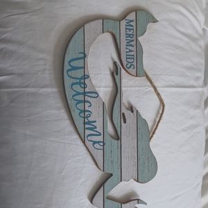 Mermaid door or wall sign